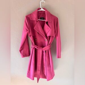 Abercrombie & Fitch Pink Trench Coat